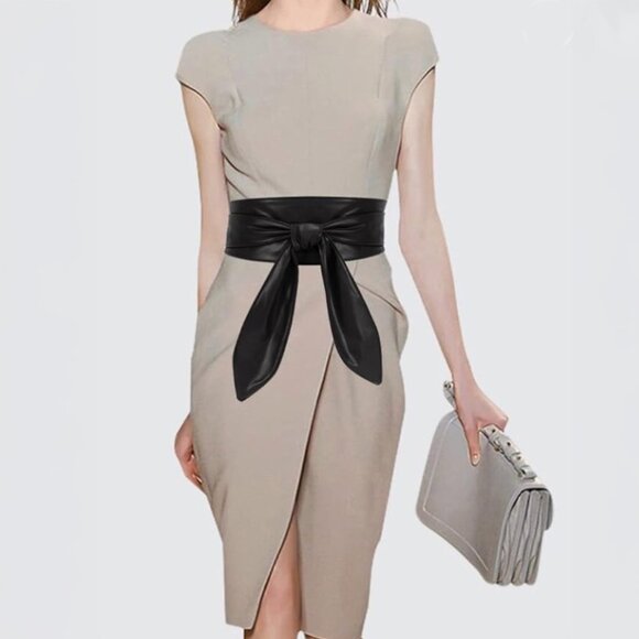 Anthropologie by Ada Collection Mega Wrap Leather Belt_M-L - Picture 1 of 10